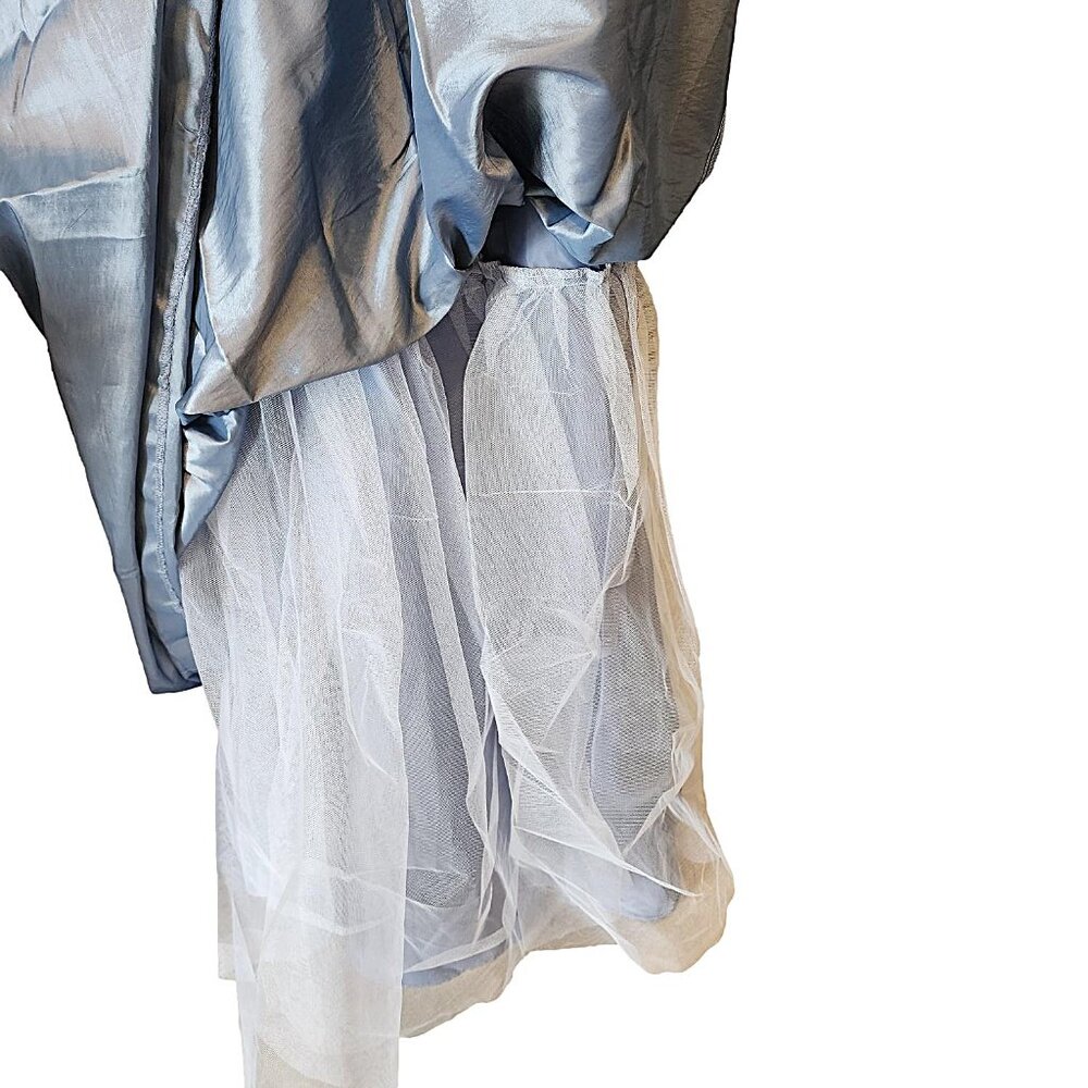 Powder Blue Lace and Satin Ballgown by Jessica Howard from Macy's - Size 12 NWT - Picture 8 of 8